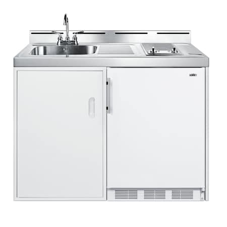 Summit 48in Wide All-In-One Kitchenette C48ELGLASS