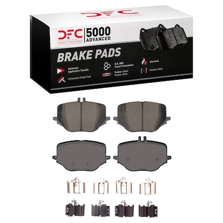 Dfc 5000 Advanced Disc Brake Pad Set,  1551-2425-01