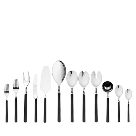 Mepra Fantasia Flatware Set - 67 Pieces - Black 10N622067