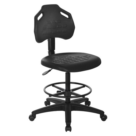 Office Star Products Drafting Chair, Black, Steel KH81310TX