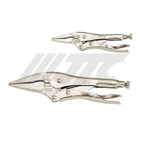 Jtc Auto Tools 6 in long reach locking pliers - chrome molybdenum steel, nickel plated 6LN