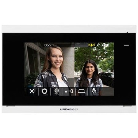Aiphone IP Video Tenant Station, Black Finish IXG-2C7
