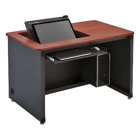 Versadesk Computer Desk, 24 in D X 29 in H, 36 in W X RSD3624-BC