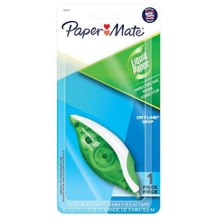 Paper Mate 06604 Correction Tape, 27.8 ft L, 0.2 in W 660415K
