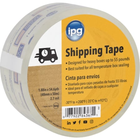 Intertape 1.88'' x 54.6 Yd. Clear Sealing Tape 4367