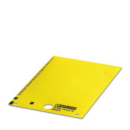 Phoenix Contact US-EML 16 5X5 YE Label Card yellow 0803815