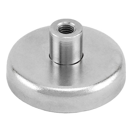Zoro Select Rare Earth Magnet, Steel NACF141