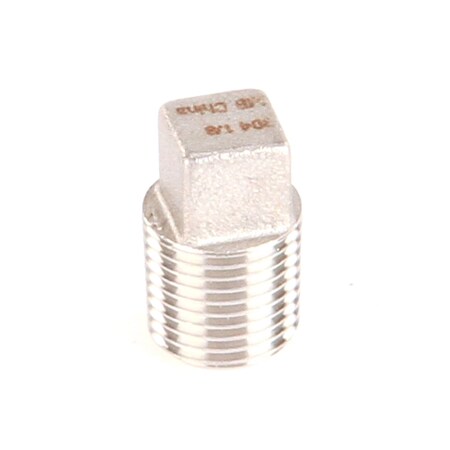 Stero Dishwasher Plug, Stainless Steel, 1/8-27 Slotted 0A-502435