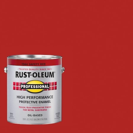 Rust-Oleum Professional Indoor and Outdoor Safety Red Protective Paint 1 gal 7564402-2