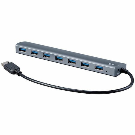 Monoprice Usb 3.0 7-Port Aluminum Hub_ w/ Ac Adapter 21672