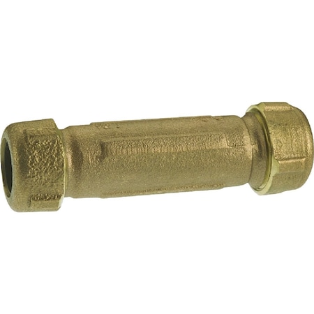 B & K Brass 3/4'' COMP x 3/4'' COMP Compression Coupling 160-304NL