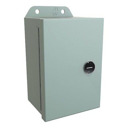 Hammond Latches Electrical Enclosure, 6 in H, 3 in D, 4 in W, 12, 13, 3R, 4, Steel EJ643