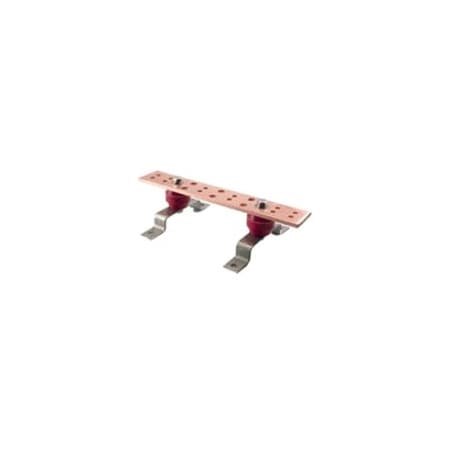 Chatsworth Products Cpi 12" TGB GROUNDING BUSBAR KIT, WITH HARDWARE, 2"WX1/4"HX12"L 13622-012