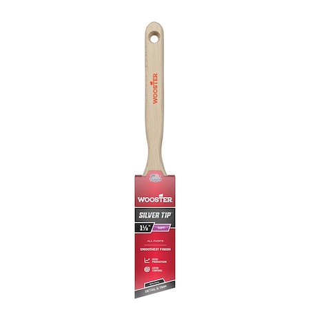 Wooster 5228 1.5 in. Silver Tip Semioval Angle Sash 71497187215