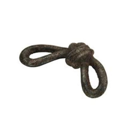 Cheungs Roven Handmade Cast Iron Knot Sculpture Decor, Gray 5770