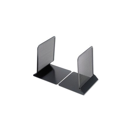 Universal Metal Mesh Bookends, 5 3/8 x 6 3/4, Black, PR UNV20025