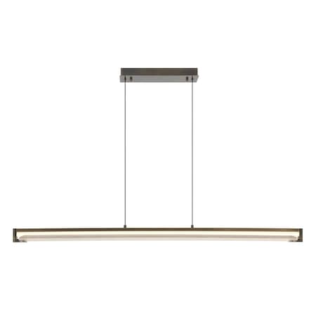 Euf Neoness, Chandelier, 50", Weathered Brass, Clear Glass 50059-027