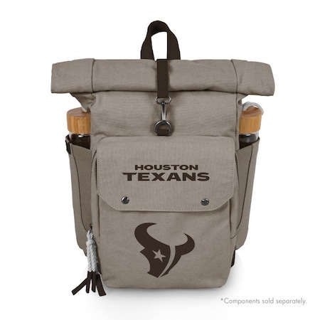 Picnic Time Family Of Brands NFL Houston Texans - Carmel Roll Top Picnic Backpack Cooler 529-00-105-134-2