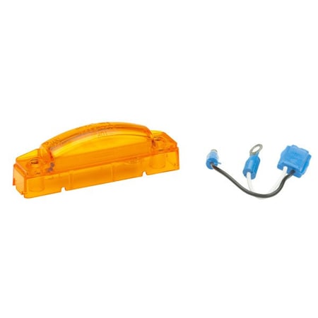 Grote Lighting SuperNova 3in Thin-Line LED Clearance Marker Light, Amber, Polycarbonate,  65513