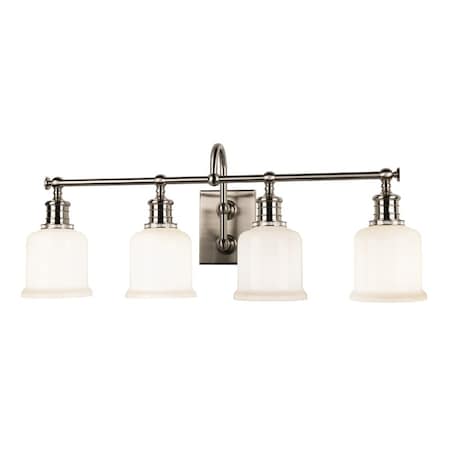 Hudson Valley Lighting Keswick 4 Light Bath And Vanity 29 In. Satin Nickel 1974-SN