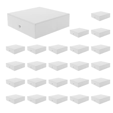 Nuvo Iron 4-in x 4-in Eazy-Cap Low Profile Steel White Post Cap - MP24 PCP24-WEC-MP24