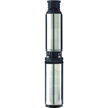 Sta-Rite Flotec FP2222 Well Pump, 1-Phase, 15 A, 230 V, 0.75 hp, 1-1/4in Connection, 200 ft Max Head, 14.9 gpm, SS FP2222-13