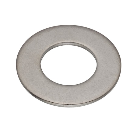 Zoro Select Flat Washer, For Screw Size 9/16 in , Stainless Steel Plain Finish, 5 PK WASB91N316