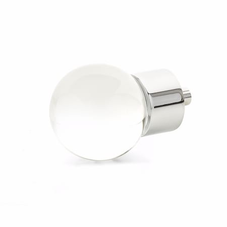 Schaub City Lights Globe Glass Knob Polished Chrome Finish 59-26