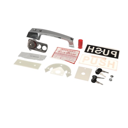 Imperial Brown HANDLE, 1229C, LOCKING, 4'' CHROME 571