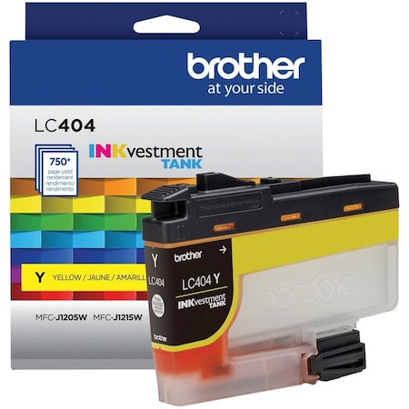 Brother Standard Yield Yellow Ink Cartridge LC404YS