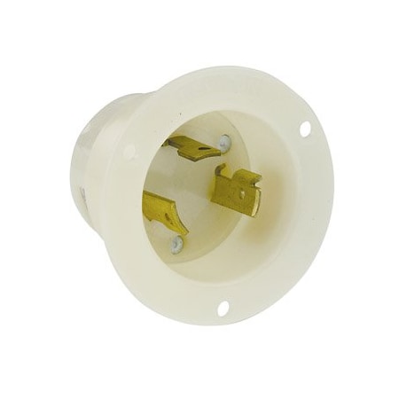 Leviton Industrial Grade Flanged Inlet 30 Amp, 480 Volt 2645