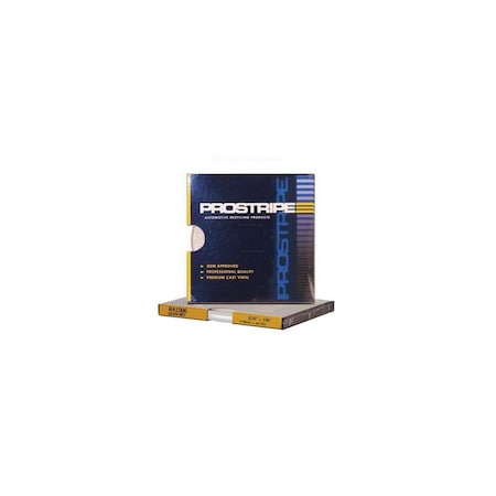 Prostripe Single Color Multiple Striping Tape, 150 ft x 3/16 in, Silver Metallic R41006