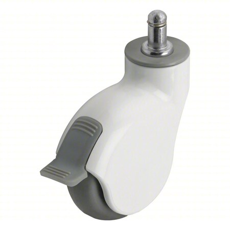 Medcaster Plate Casters, 3"dia, 110lb PGE30223-WH-MNT33(GG)B