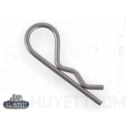 Huyett Bridge Pin, 302/304SS, .073 Wire Dia x 1.438 L x .360 In Eye Dia x Fits 5/16 to 3/8 Shft BPS-2104