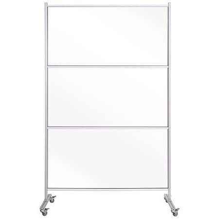 Mastervision Protector Glass Mobile Panel with Transparent Panel 48''x70'' DSP273046