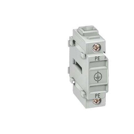 Siemens Neutral conductor/PE terminal, continuous, for Front mounting, Up to 16 A 3LD9200-2B