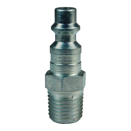 Dixon Industrial Male Plug ST, 1/2", NPTF, 1/2" D4M4