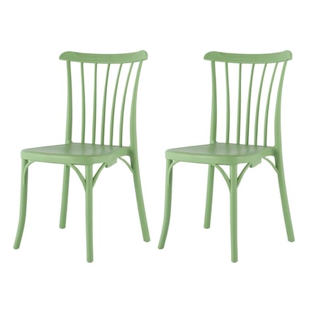 Lagoon Rio Resin Stackable Windsor Back Dining Chair, 2PK 7062VB-SSTOS