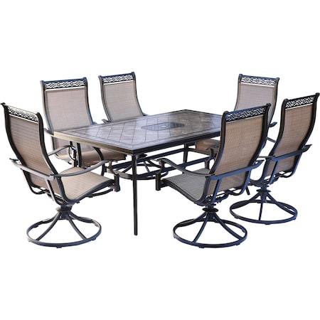 Hanover Monaco 7-Piece Dining Set MONDN7PCSW-6