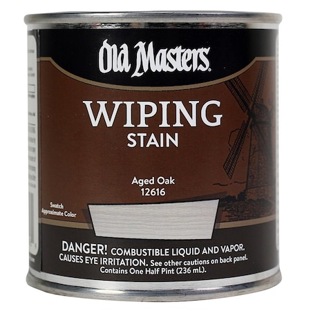 Old Masters 1/2 Pt Aged Oak Oil-Based Wiping Stain 12616