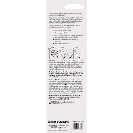 Rust-Oleum Imagine Aquamarine Pearl Decorative Paint Pen 358326