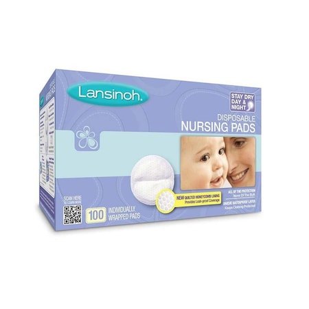 Lansinoh Nipple Shield One Size Fits Most Cotton Disposable, 1200PK 1083485_CS
