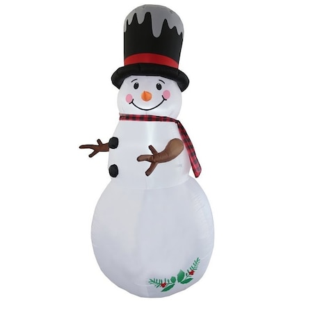 J Hofert Co Inflatable Snowman, 8 ft 5603