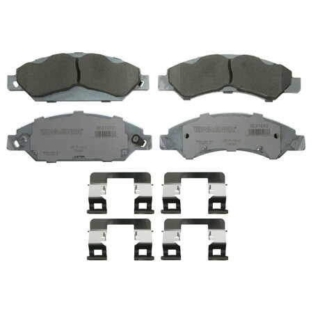 Wagner Brake OEX Front Disc Brake Pad Set Premium Ceramic,  OEX1092