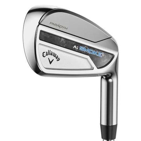 Callaway Paradym Ai Smoke Iron Set - Steel Shafts - Right Hand/5-PW, AW/Stiff Flex 4J217226W3006
