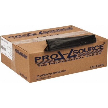 Morror PROSOURCE 33 Gal 08 mil HouseholdOffice Trash Bag, 33 Wide x 39 High, Black, 250PK MRO9341058