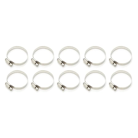 Solid Shelving 1.5 - 1.75 in. Hose Clamps, Pack of 10 SO2466764