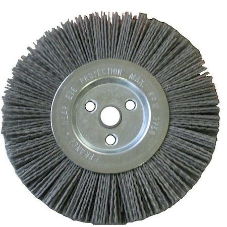 Dico Abrasive Wheel Brush, 4500 RPM, Gray 7200060