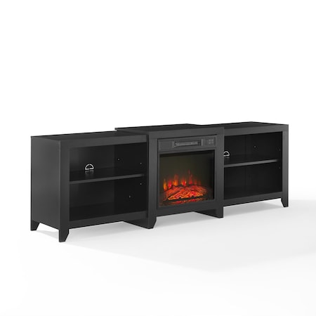 Crosley Ronin Low Profile Fireplace Tv Stand For 75+ Inch Tv KF100969BK