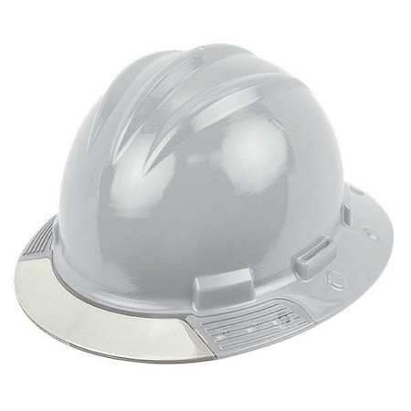Bullard HardHat, FrontBrim, AboveView, GullGray AVGGRC